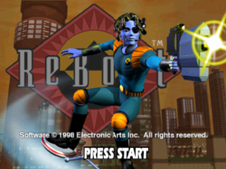 ReBoot title screen for Playstation
